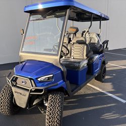 2025 GEN 2 Bintelli Nexus 6-Passenger Lifted 72-Volt Street Legal LSV Golf Cart 10-YEAR WARRANTY!