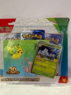 Pokemon 30th anniversary tech sticker collection