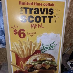 Travis Scott McDonald’s Limited Edition Poster