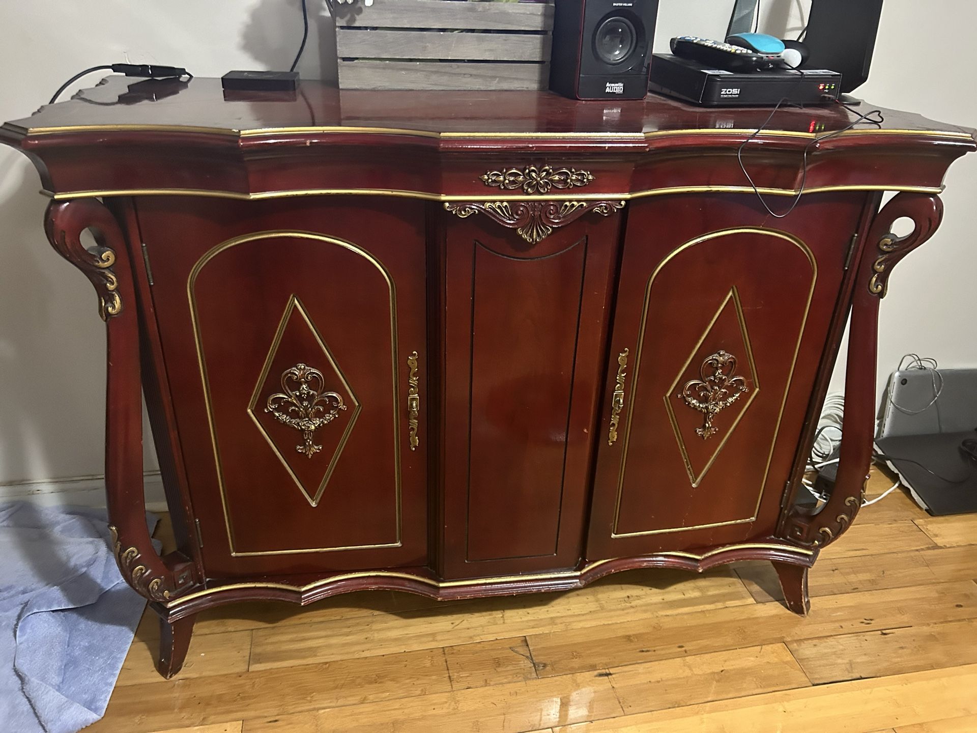 Vintage Console Cabinet