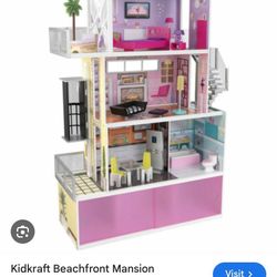 KidKraft Beachfront Mansion with Furniture