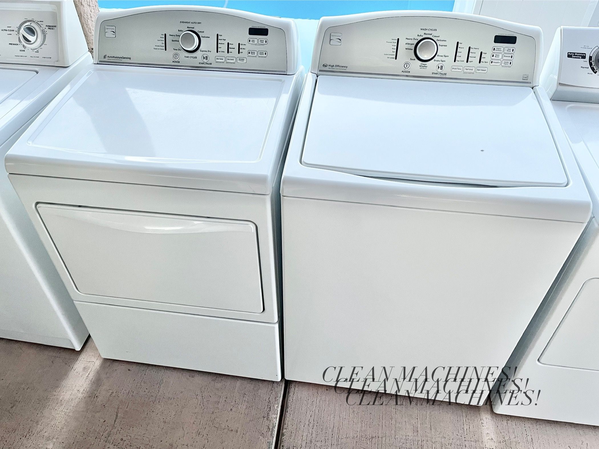 Kenmore Washer And Gas Dryer 90 Day Warranty Some Delivery