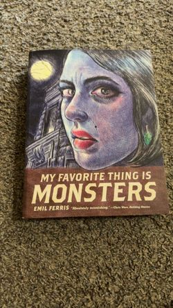 Big monster comic book
