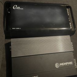 Memphis Audio And Elite Power Amplifiers 