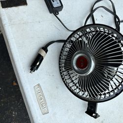 12 Volt DC Rotating Fan With Speed Control