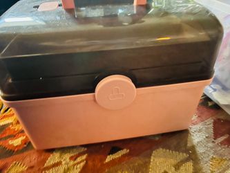 Three-tiered makeup kaboodle or organization/storage