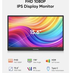 Portable Monitor, 15.6" (brand New)
