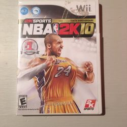 Wii NBA 2K10