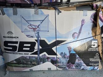 SILVERBACK SBX INGROUND BASKETBALL HOOP 54 inch ( Open box _Never used)