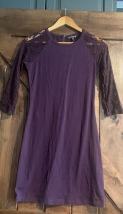 Express lace purple S dress