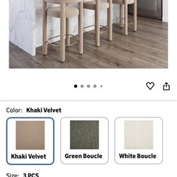 3 bat stools set