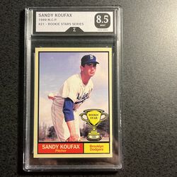 Koufax 1999 Rookie Star Series -Graded 8.5