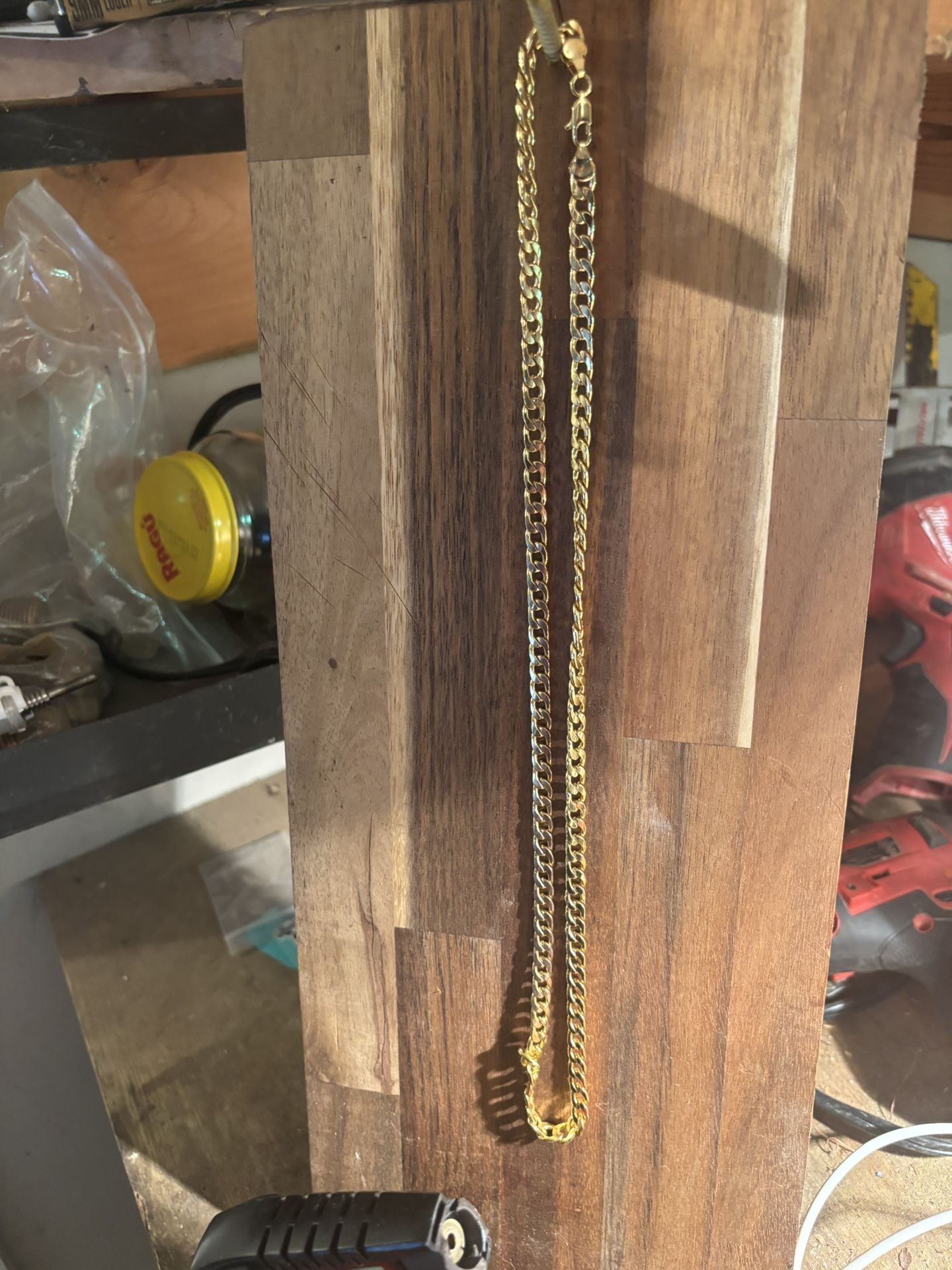 24 Inch 18k Plated Gold Necklace