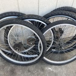 Mountain Bicycle Tires And Rims 