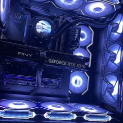 GAMING PC SETUP RTX 5070 OC AMD 7700X 32GB DDR5 RAM 1TB M.2 SSD 850W PSU MOUSE KEYBOARD & HEADSET