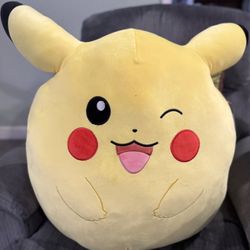 GIANT Winking PIKACHU Pokémon Squishmallows 20” inch RARE NEW with TAGS In Hand Pokemon 