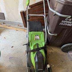 Green works Lawn Mower Corded