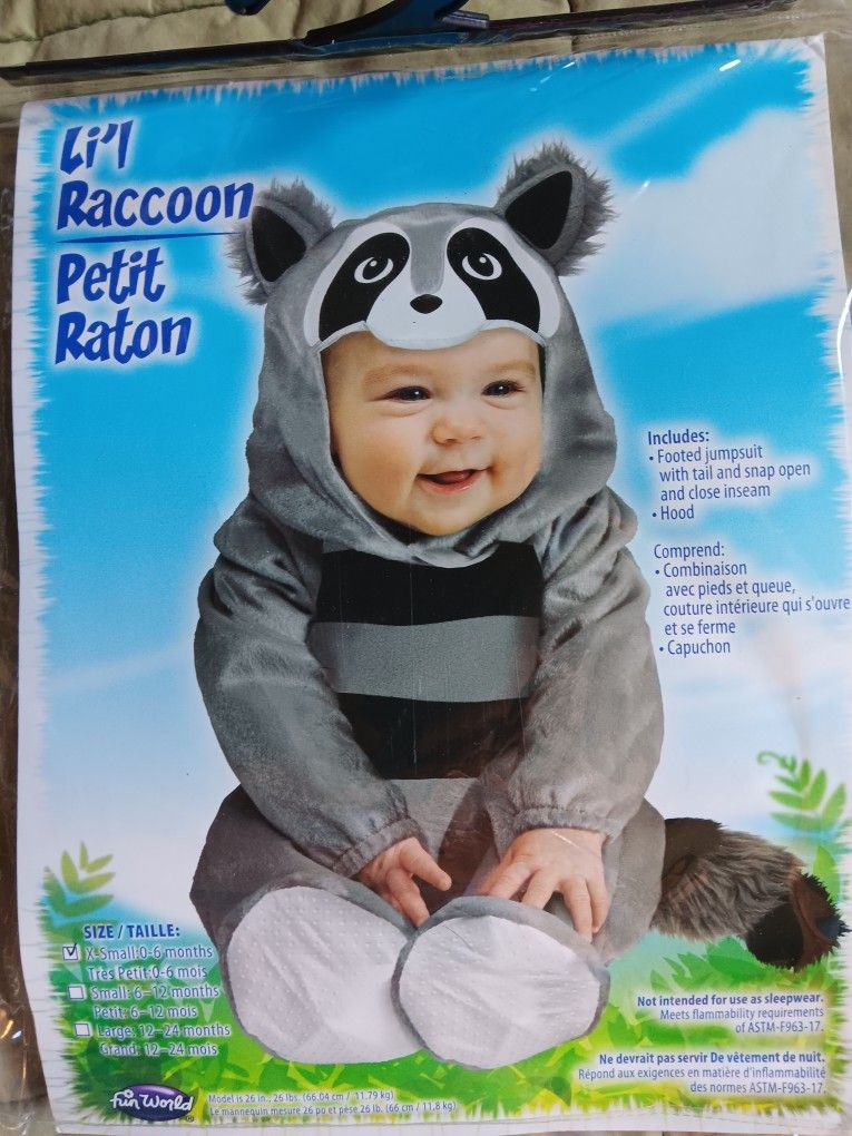 Baby Racoon Costume