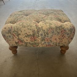 Floral Ottoman 