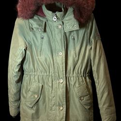 Girls Abercrombie And Fitch Kids Ultimate Hooded Military Parka