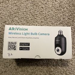 Wireless Light Bulb Camera 2k