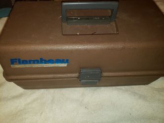 Vintage Flambeau Tacklebox with extras