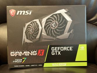 MSI GTX 1650 SUPER Graphics Card - Original Box