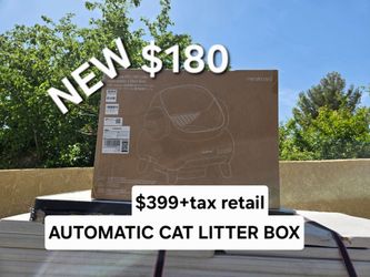 New automatic cat litter box $400+tax retail, my price only $180 each