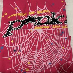 PINK SPIDER HOODIE