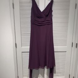 David’s Bridal Purple Plum Dress 