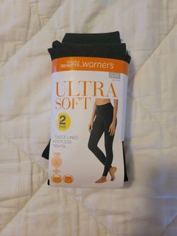 Fleece Lined Footless Tights