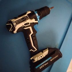 Drill With 20v Lithium Ion Battery 