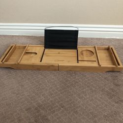 Bamboo Bathtub Tray