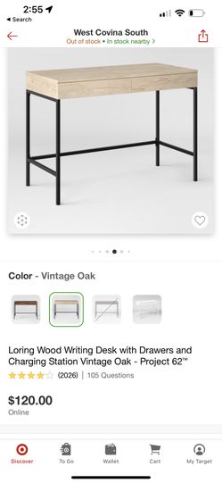 Charging Desk and Chair for $80
