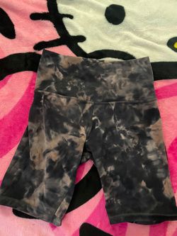 Tie-Dye High-Waist Biker Shorts