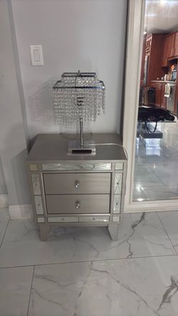 Night stand and light