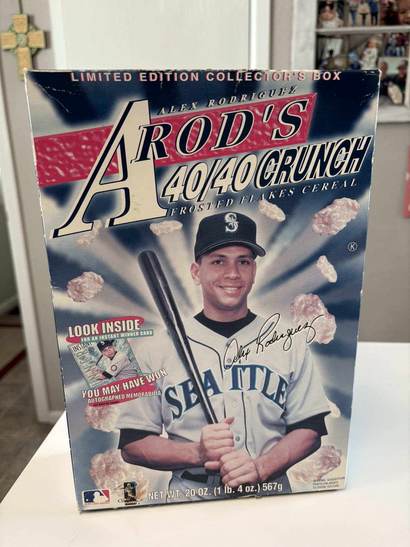 A-Rod 40/40 Crunch Cereal Collector Box