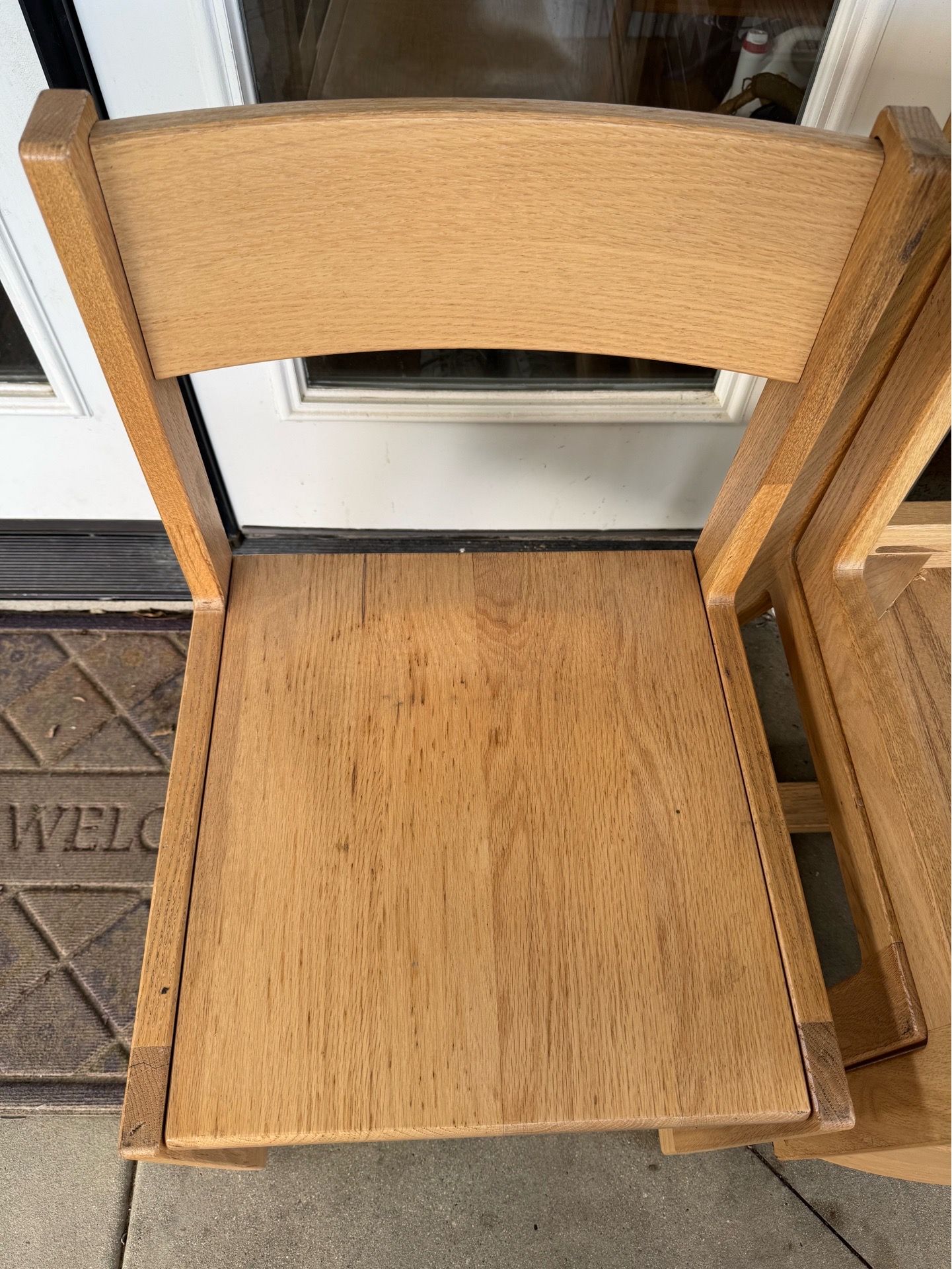 Oak chairs - rock