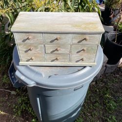 Small Vintage Cabinet With Nice Cool Drawers.