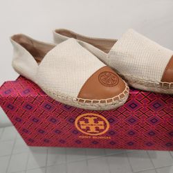 Tory new natural ambra espadrille size 7.5