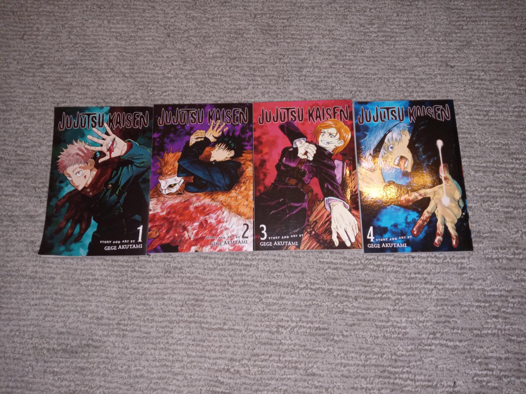 Jujutsu Kaisen Manga Books Vol.1-4 - Turlock
