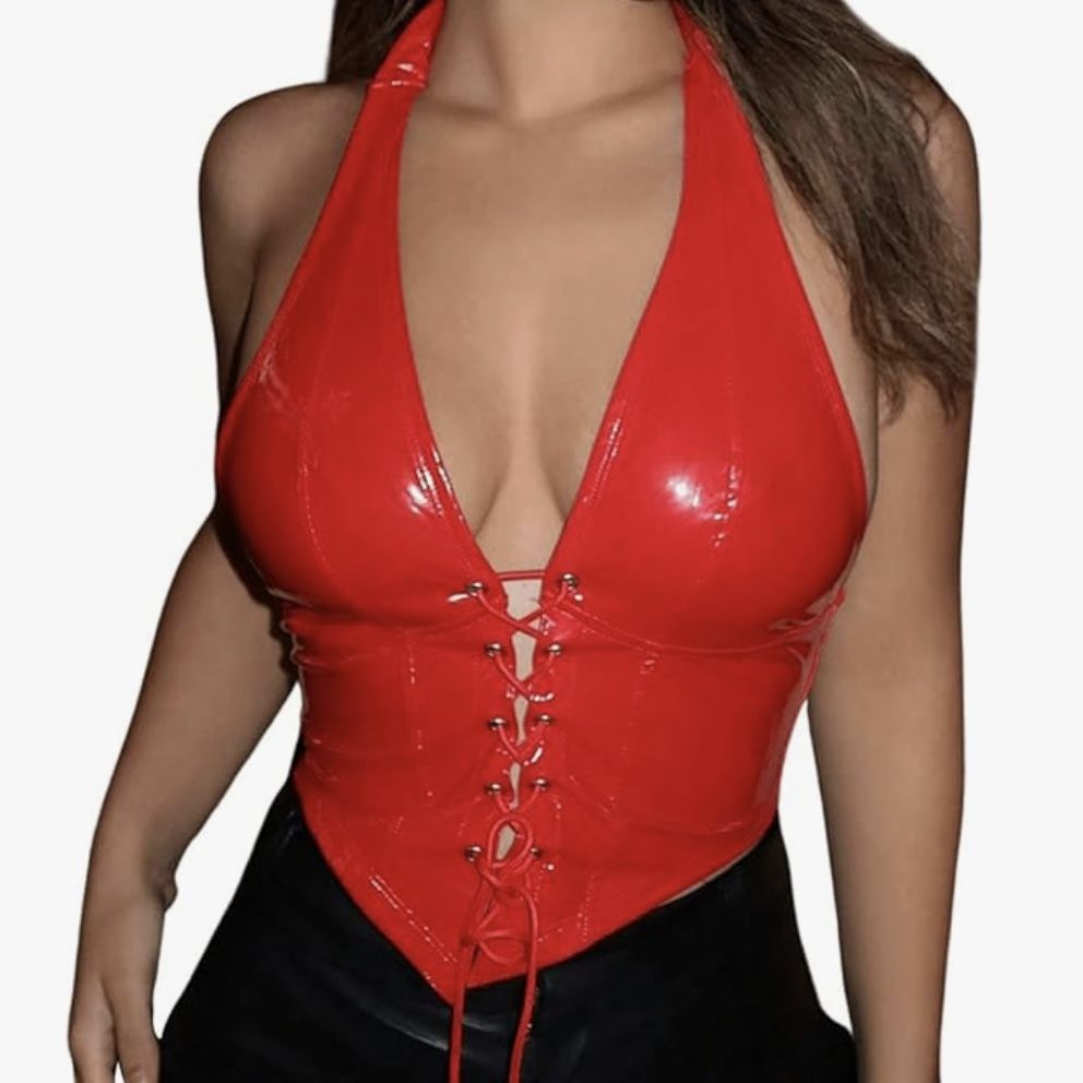 Red Halter Top