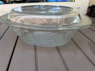 Princess House Fantasia Miracle Dish with Lid – Vintage Crystal Casserole