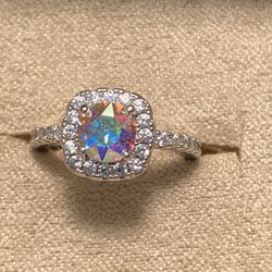 Fashion Jewelry Size 5 Silver Toned Ring