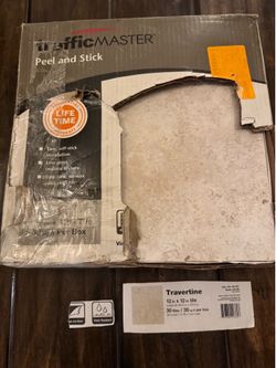 Traffic master Peel and stick tile.