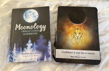 Moonology Oracle Cards Deck - Like new - $18 Author: Yasmin Boland