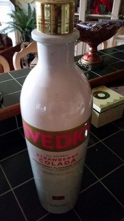 Svedka Vodka Display Bottle 25 inches tall