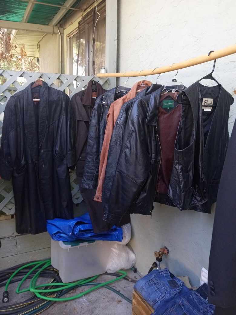 Leather Jackets , Trench Coats , Biker Jackets, Leather Vests