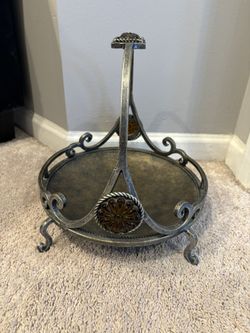 Wrought Iron Decorative Basket 