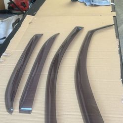 2012 CHEVY  EQUINOX  WEATHER TECH RAIN GUARDS